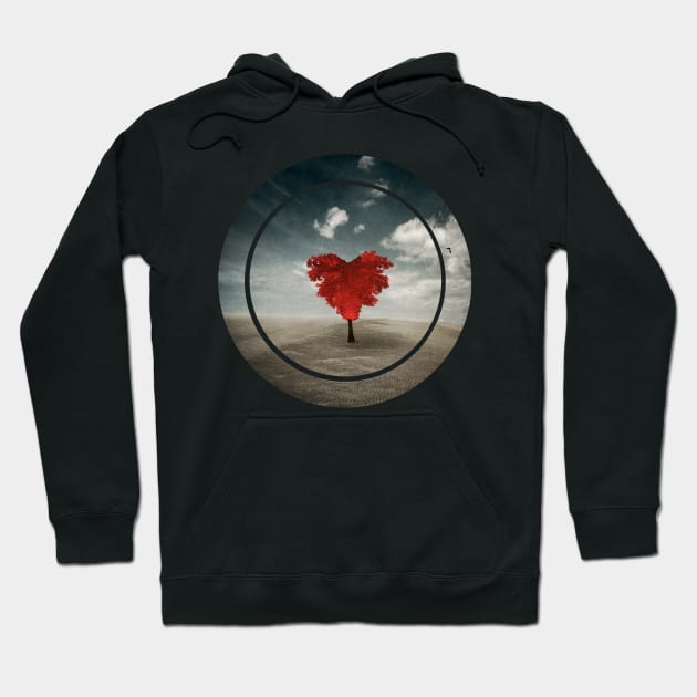 Heart Tree - Love grows everywhere Hoodie by DyrkWyst